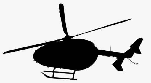 Transparent Helicopter Vector Png - Helicopter Silhouette Png, Png Download, Transparent PNG