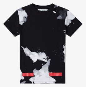 Off White Liquid Spots Tee, HD Png Download, Transparent PNG