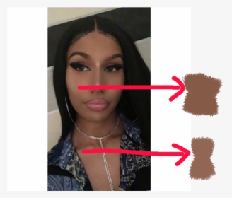 Transparent Nicki Minaj Face Png - Girl, Png Download, Transparent PNG