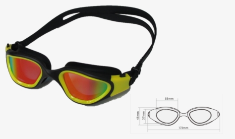 Transparent Swim Goggles Png - 3d Glass, Png Download, Transparent PNG
