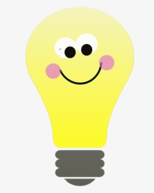 Lightbulb Thinking Light Bulb Clip Art Free Clipart - Kid Light Bulbs, HD Png Download, Transparent PNG