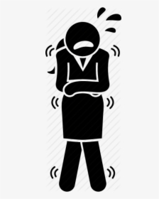 Scared Woman Icon, HD Png Download, Transparent PNG