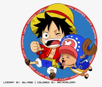 One Piece Wallpaper Called Luffy - One Piece Luffy And Chopper, HD Png Download, Transparent PNG