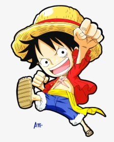 One Piece Luffy Chibi, HD Png Download, Transparent PNG