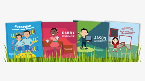 Entrepreneur Kid Book Grass - Kids Entrepreneurship, HD Png Download, Transparent PNG