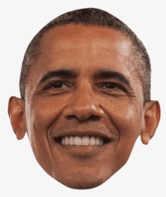 Barack Obama Png - Barack Obama Face Cut Out, Transparent Png, Transparent PNG
