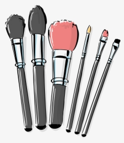Cosmetic Vector Makeup Brush - Brush Make Up Png, Transparent Png, Transparent PNG