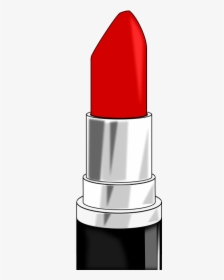 Makeup Clipart Transparent - Red Lipstick Clipart, HD Png Download, Transparent PNG
