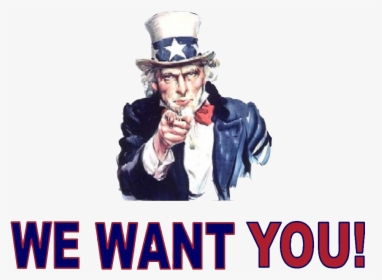 Uncle Sam I Want You Gif , Png Download - Uncle Sam We Want You Gif, Transparent Png, Transparent PNG