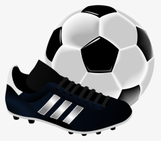 Football Goal Post Clipart - Soccer Ball And Shoe, HD Png Download, Transparent PNG