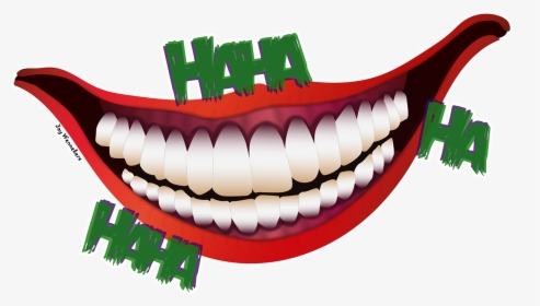 Joker Clip Art Image Smile - Joker Smile Png, Transparent Png, Transparent PNG