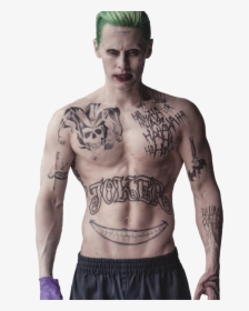 Joker Png - Suicide Squad Joker Tattoos, Transparent Png, Transparent PNG