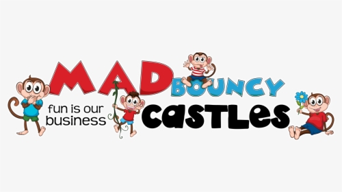 Mad Bouncy Castles - Cartoon, HD Png Download, Transparent PNG