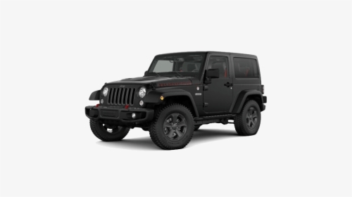 Black - Jeep Rubicon 2018 Two Door, HD Png Download, Transparent PNG