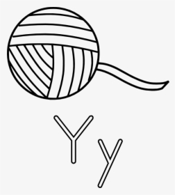 Y Is For Yarn Svg Clip Arts - Ball Of Yarn Clipart, HD Png Download, Transparent PNG