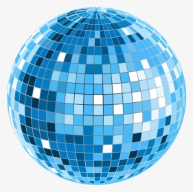 Blue Disco Ball - Disco Ball No Background, HD Png Download, Transparent PNG