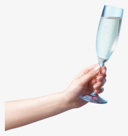 Hand Champagne Glass Png , Png Download - Hand Champagne Glass Png, Transparent Png, Transparent PNG