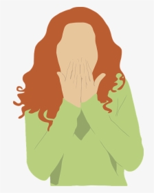 Woman, Girl, Surprised, Shocked, Omg, Face, Person - Illustration, HD Png Download, Transparent PNG
