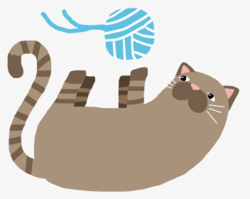 Chaînés Are Like Unravelling Yarn Yarnkitty - Marine Mammal, HD Png Download, Transparent PNG
