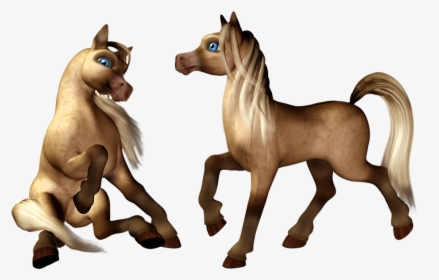 Pony, Horse, Colt, Filly, Foal, Cartoon, Toon, Isolated - Caballo Dibujo A Color, HD Png Download, Transparent PNG