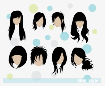 Girl Hair Vector Png, Transparent Png, Transparent PNG