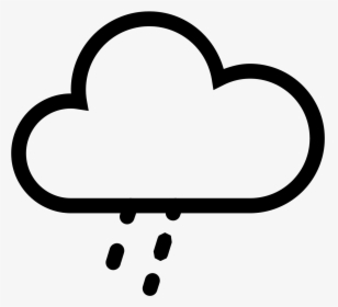Clipart Royalty Free Download Light Rain Icon Free - Cloud With Lightning Icon Transparent, HD Png Download, Transparent PNG