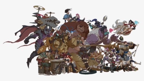 Download League Of Legends Characters Png Clipart For - League Of Legends Art, Transparent Png, Transparent PNG