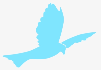 Christian Graphic Descending Dove Solid White Dove - Dove Bird Silhouette Flying, HD Png Download, Transparent PNG