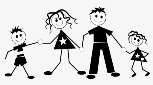Stick Figure Family Vector Image - Stick Figure Family Png, Transparent Png, Transparent PNG