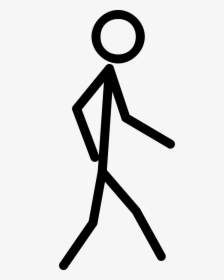 Stick Figures Png - Walking Stick Figure Clipart, Transparent Png, Transparent PNG