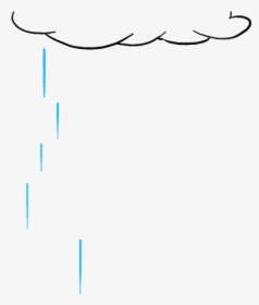 How To Draw Rain - Line Art, HD Png Download, Transparent PNG