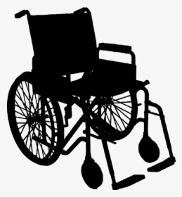 Wheelchair, Chair, Silhouette, Wheel, Healthcare - Wheelchair Silhouette, HD Png Download, Transparent PNG