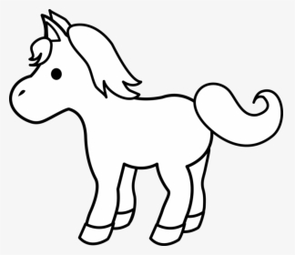 Pony Black And White, HD Png Download, Transparent PNG