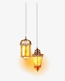 Beautiful Watercolor Islamic Vector Lighting Islam - Lamps Png, Transparent Png, Transparent PNG