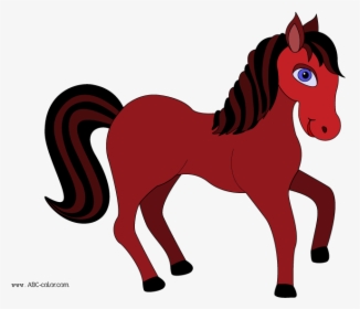 Colt Horse Clip Art N4 - Свійські Тварини Та Їх Дитинчата Картинки, HD Png Download, Transparent PNG