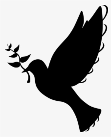 Free Photo Silhouette Symbol Flying Olive Branch Peace - Batak Christian Protestant Church, HD Png Download, Transparent PNG