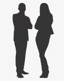 Silhouette Man And Woman Transparent Png - Man And Woman Silhouette Png, Png Download, Transparent PNG