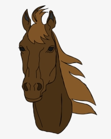 Head Mask Computer Icons Drawing Free Commercial - Horse Head Clip Art, HD Png Download, Transparent PNG