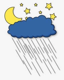 Rainy Night - Cartoon Pics Of Rainy Night, HD Png Download, Transparent PNG