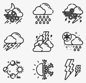Png File Rainy Weather Icon Png - White Weather Icon Png, Transparent ...