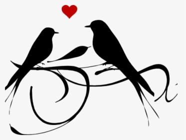 Black And White Birds Clipart, HD Png Download, Transparent PNG
