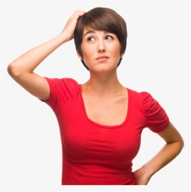 Frequently Asked Questions - Woman Scratching Her Head, HD Png Download, Transparent PNG