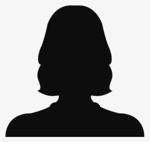 Woman Head Silhouette Png Black And White Download - Woman Female Silhouette Head Png, Transparent Png, Transparent PNG