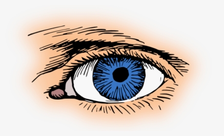 Glowing Eyes Png - Clip Art Eyes Blue, Transparent Png, Transparent PNG