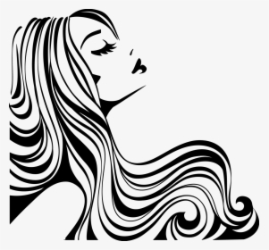 Woman Silhouette - Hair Salon Clipart, HD Png Download, Transparent PNG