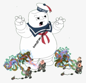 Stay Puft Marshmallow Man Vs Michelin Man - Pillsbury Doughboy Vs Stay Puft, HD Png Download, Transparent PNG