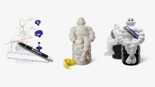 Michelin Man Design Process - Michelin Merchandise, HD Png Download, Transparent PNG
