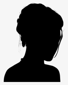Girl Head Silhouette Png, Transparent Png, Transparent PNG