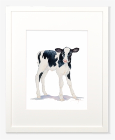 Baby Cow Wall Art   Class - Baby Cow, HD Png Download, Transparent PNG