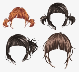 Hair Wig Png - Girl, Transparent Png, Transparent PNG